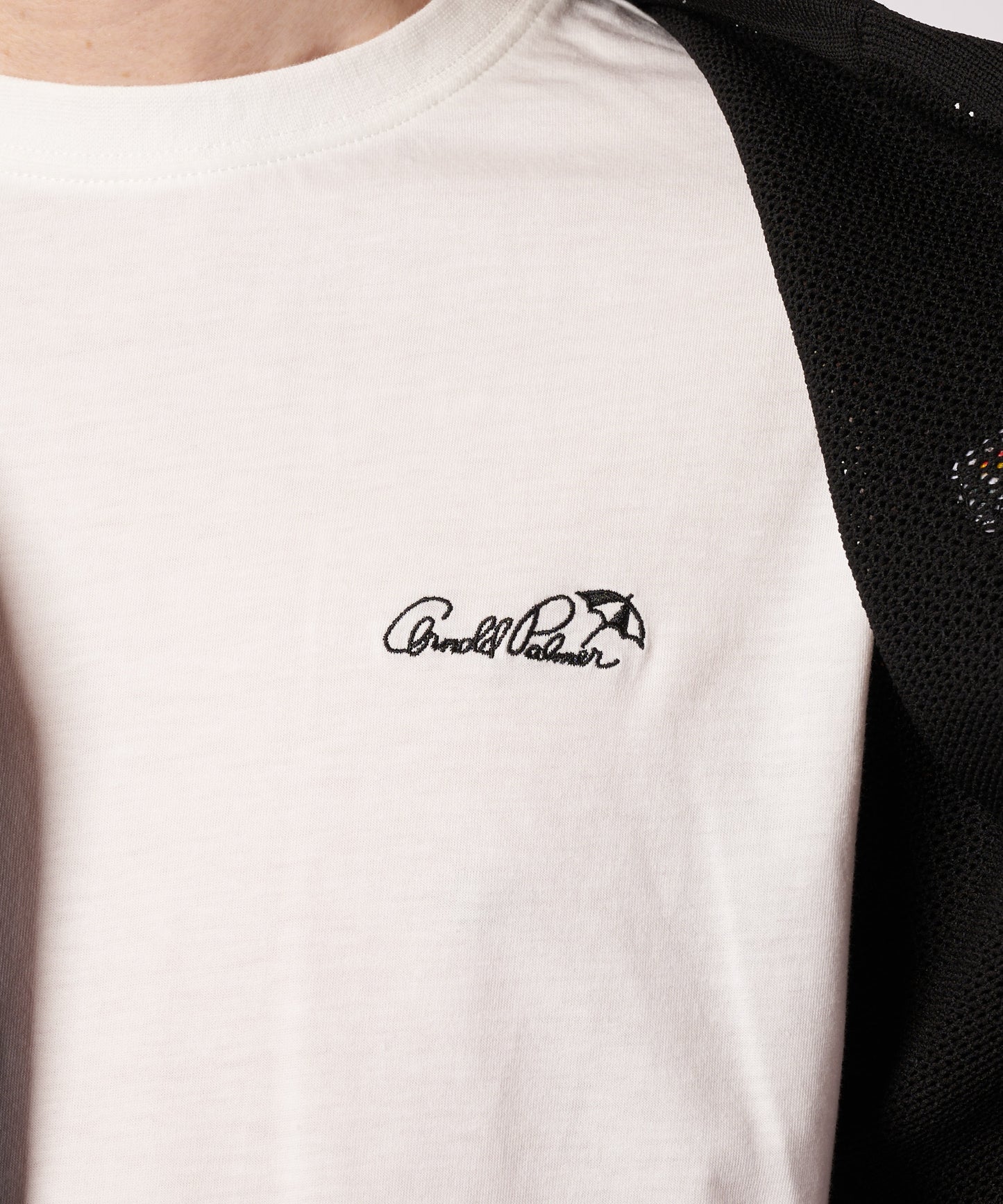 メッシュニット シャツカーディガン + Tシャツ セット
