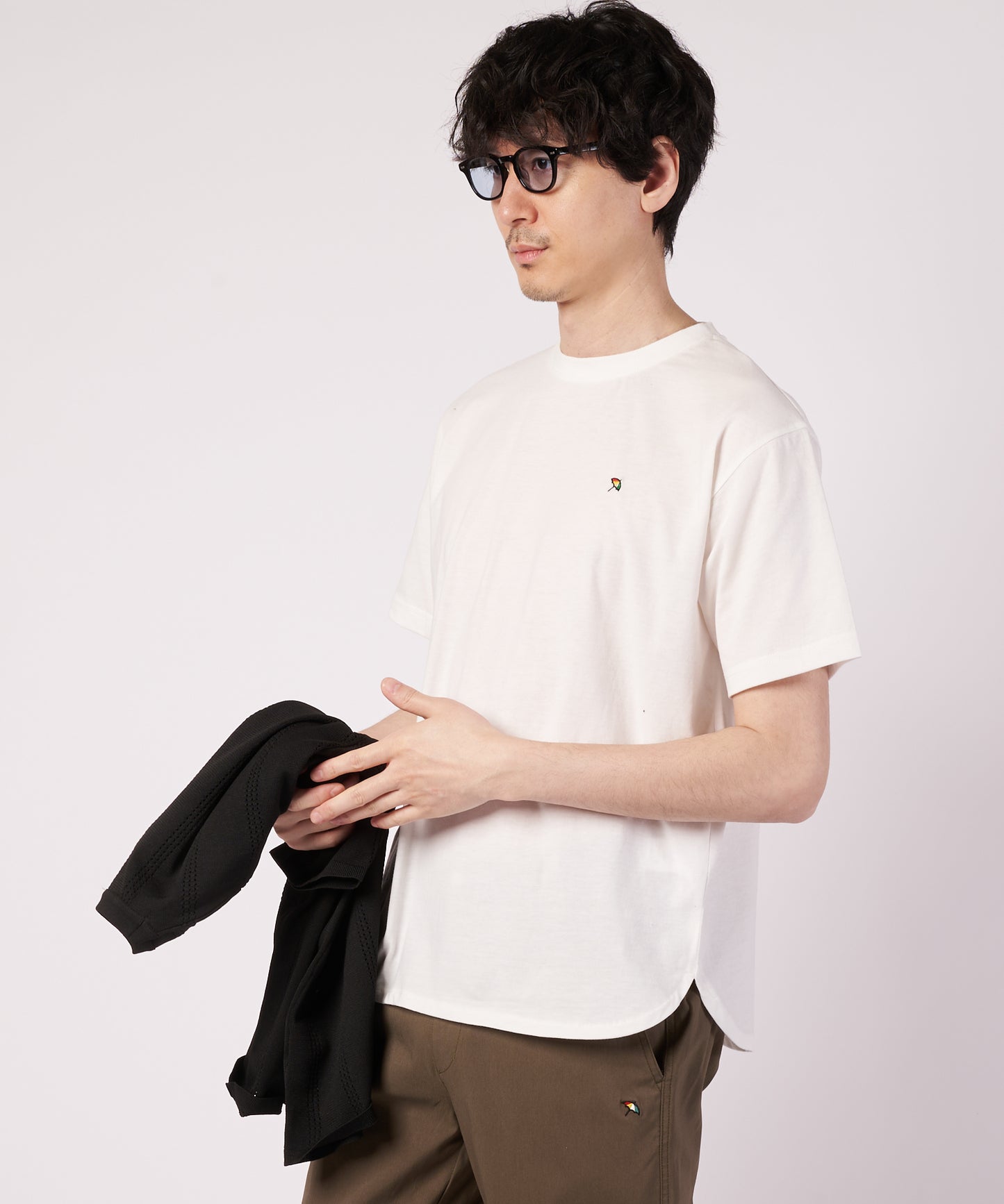 アイレットニット プルオーバー + Tシャツ セット