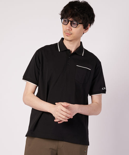 Arnold Palmer　プレーティング 天竺 ジャガードリブ ポロシャツ