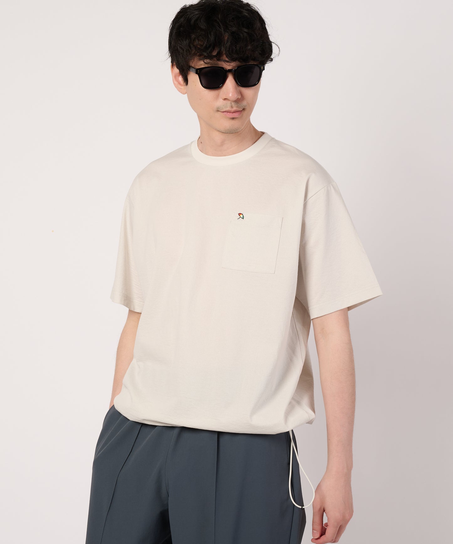カットサッカー　スピンドルTシャツ