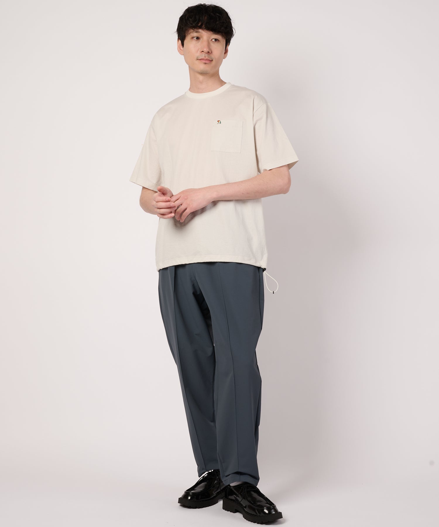 カットサッカー スピンドルTシャツ（Tシャツ/カットソー/メンズ