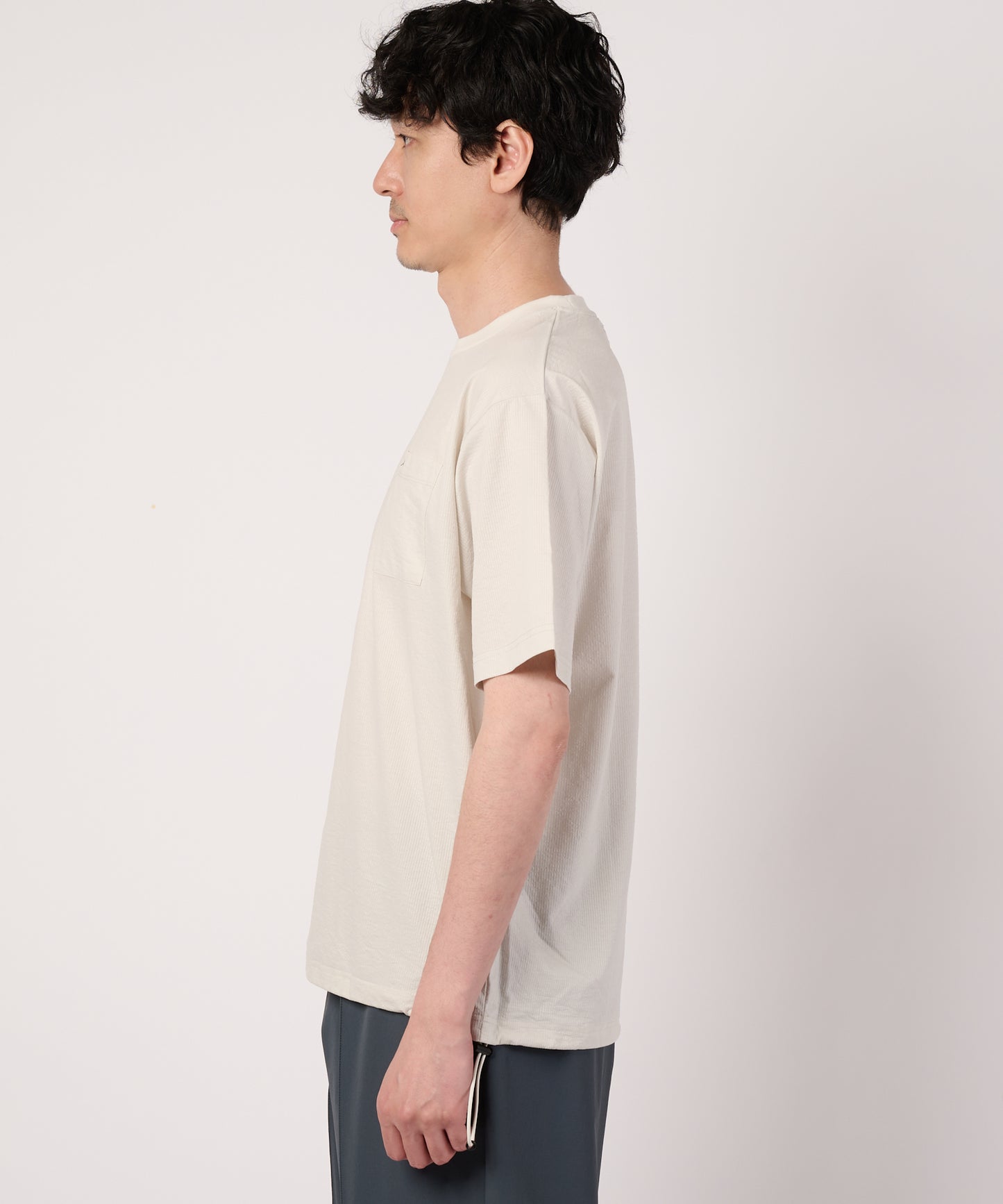 カットサッカー　スピンドルTシャツ