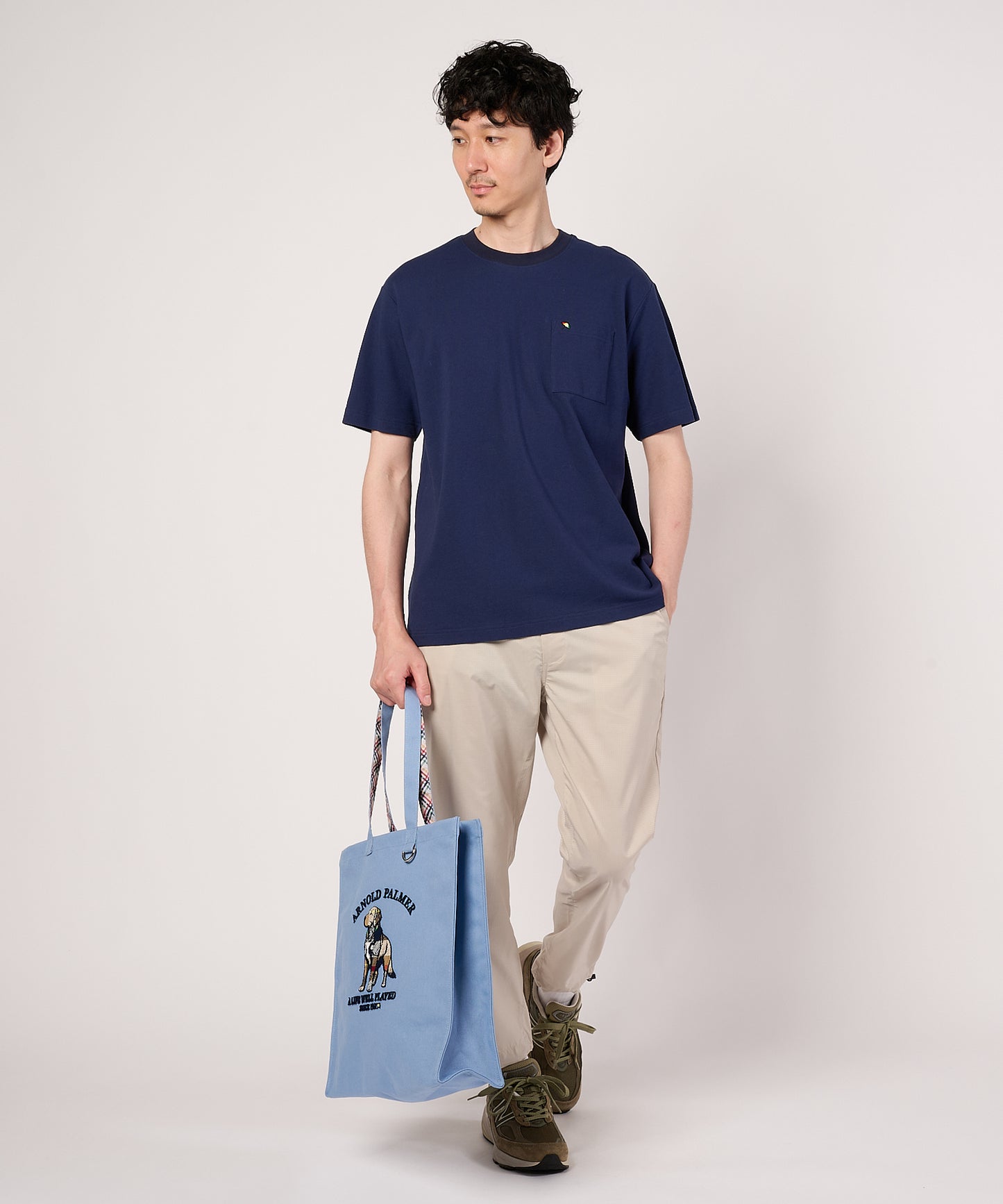 APクラシック　ピケ　クルーネックTシャツ