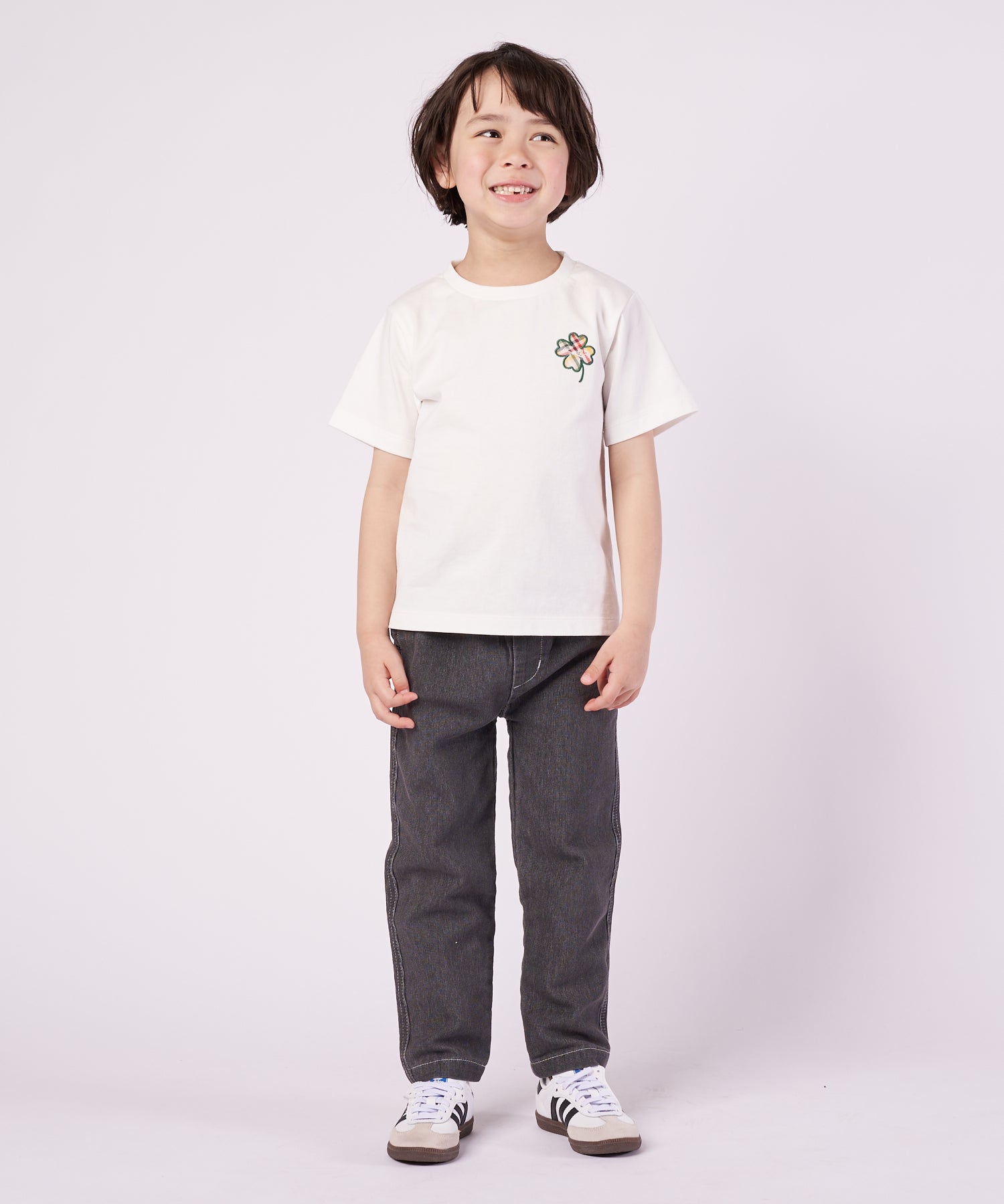 クローバーモチーフ Tシャツ【キッズ】（Tシャツ/カットソー/キッズ