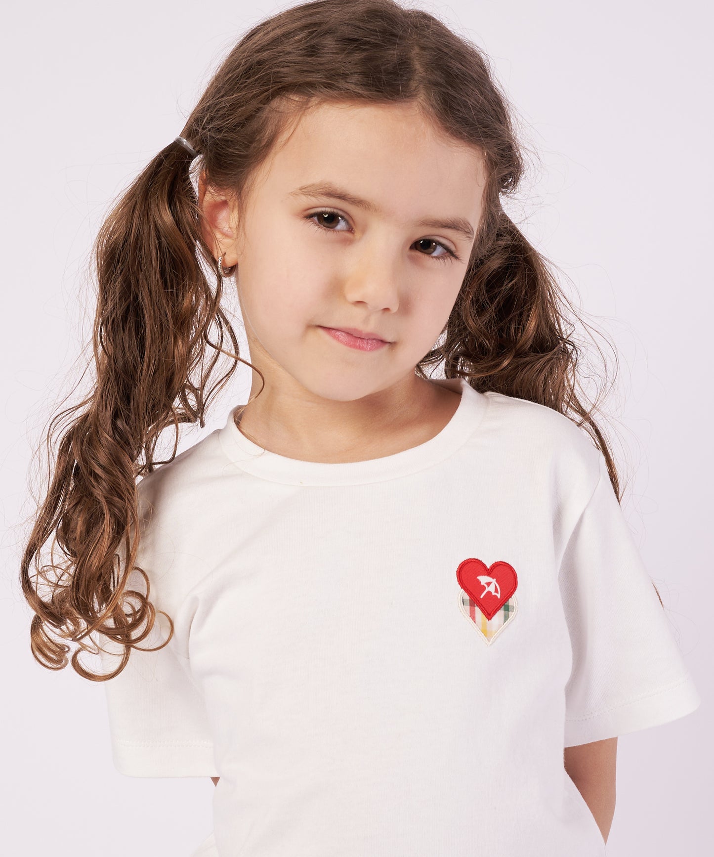 ハートモチーフ Tシャツ【キッズ】
