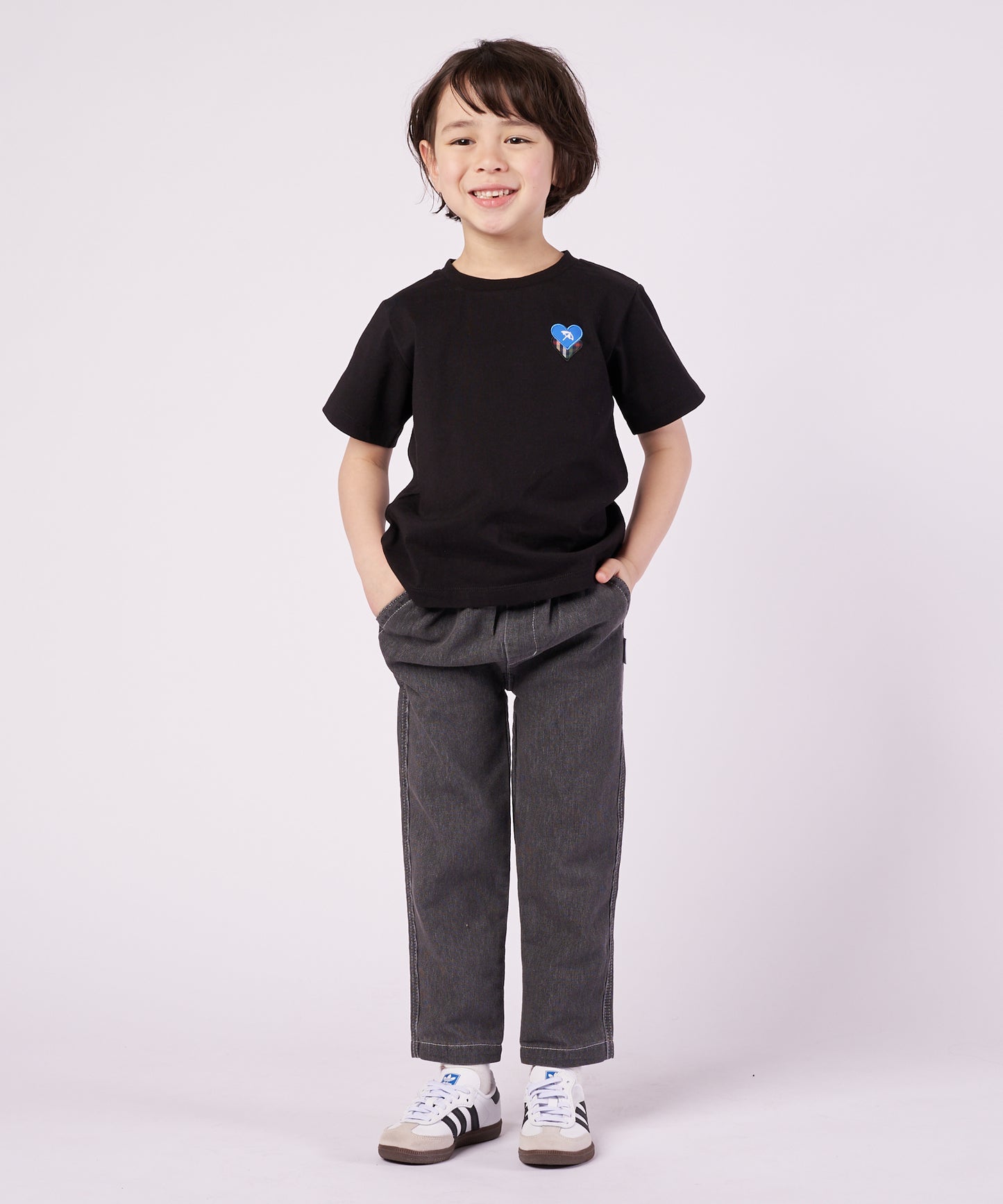 ハートモチーフ Tシャツ【キッズ】