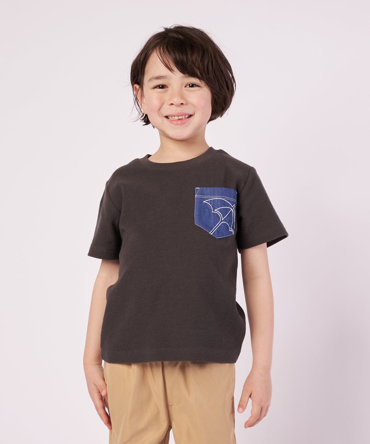 サーフニット 異素材ポケット Tシャツ【キッズ】