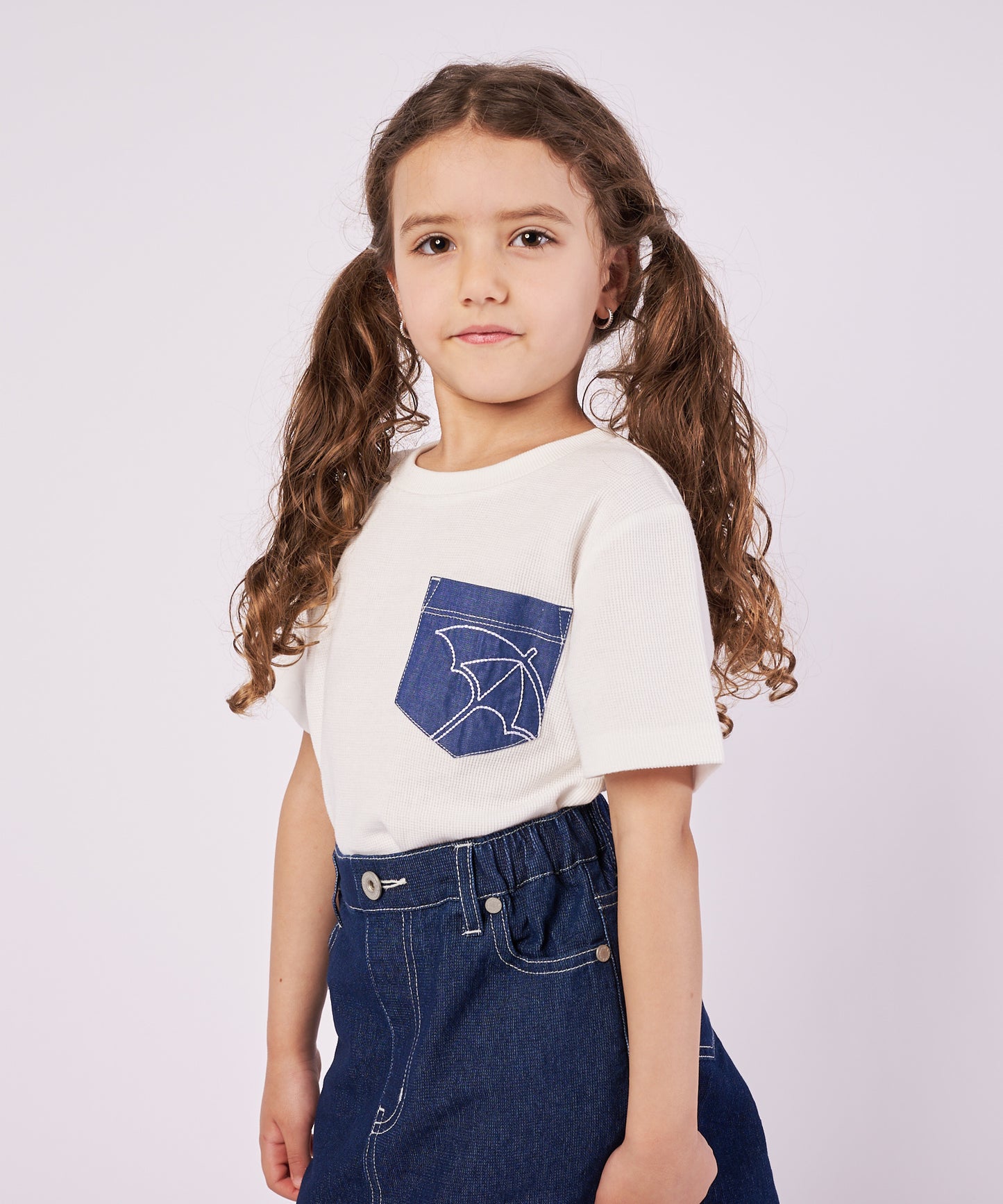 サーフニット 異素材ポケット Tシャツ【キッズ】