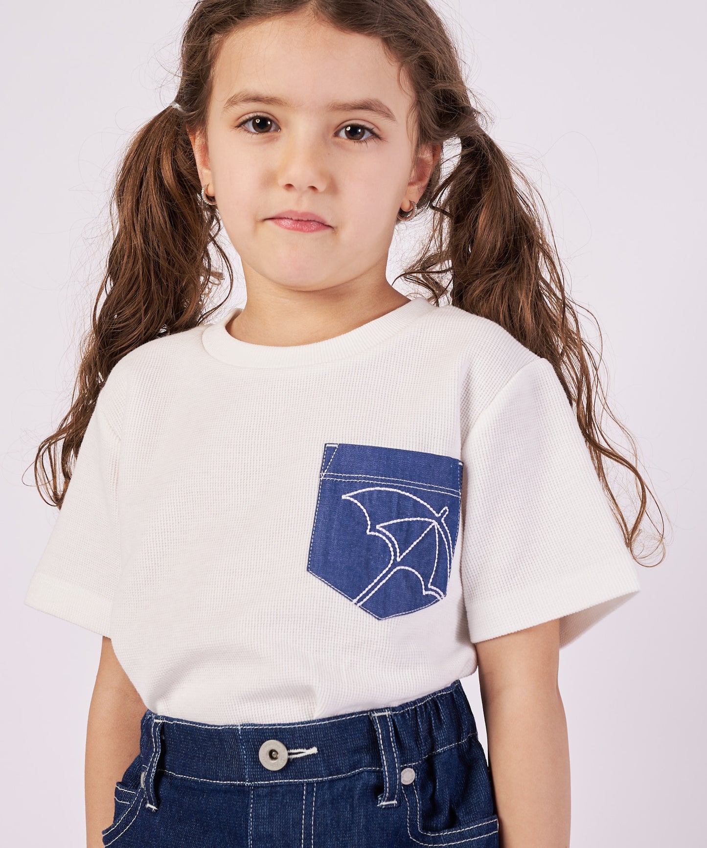 サーフニット 異素材ポケット Tシャツ【キッズ】