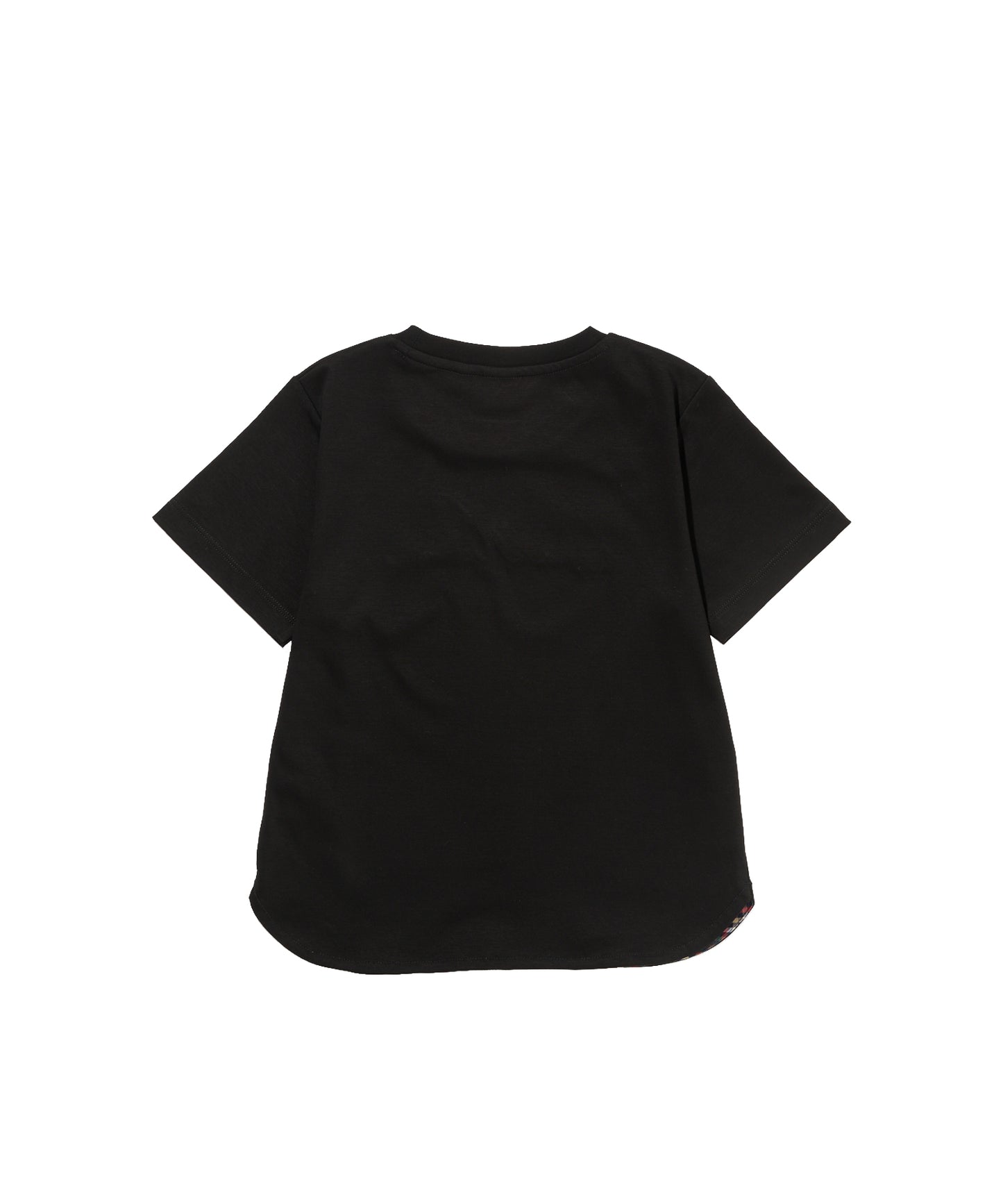 ハンドメイド刺繍ラウンドヘムTシャツ【キッズ】