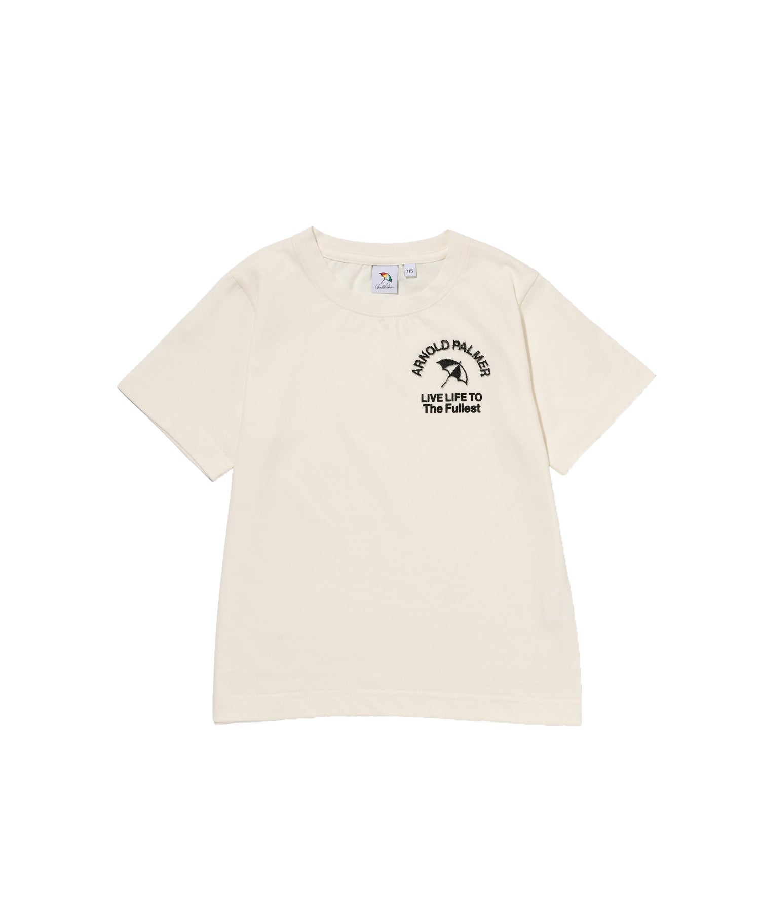 汗ジミ防止】シェア サガラ刺繍ロゴTシャツ【キッズ】（Tシャツ