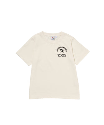 【汗ジミ防止】シェア　サガラ刺繍ロゴTシャツ【キッズ】
