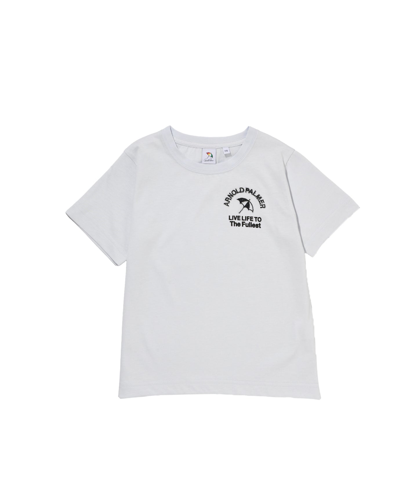 【汗ジミ防止】シェア　サガラ刺繍ロゴTシャツ【キッズ】
