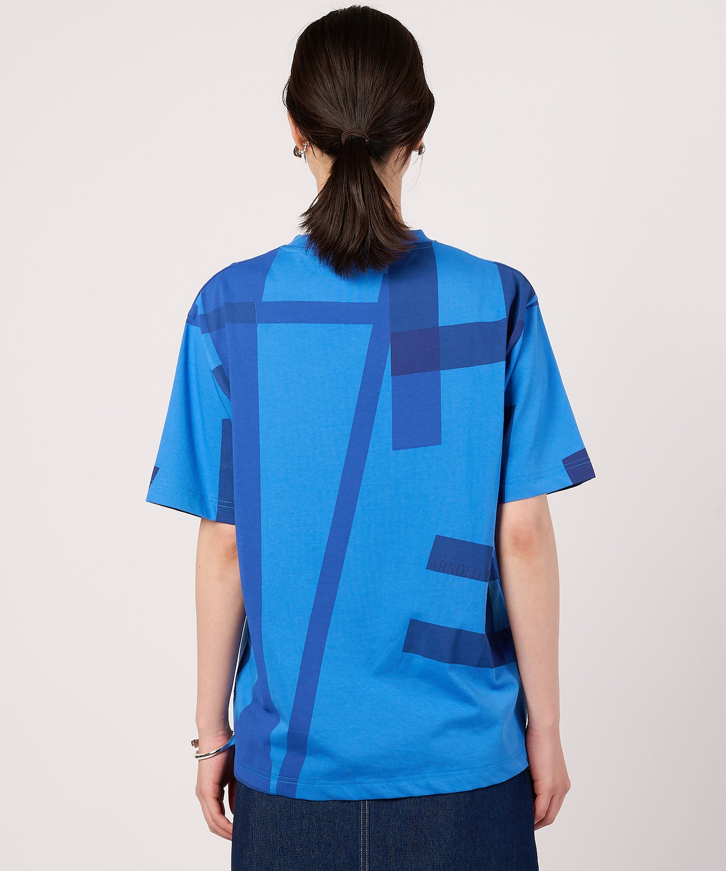 シェア　ランダムチェックTシャツ