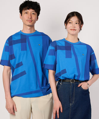 シェア　ランダムチェックTシャツ