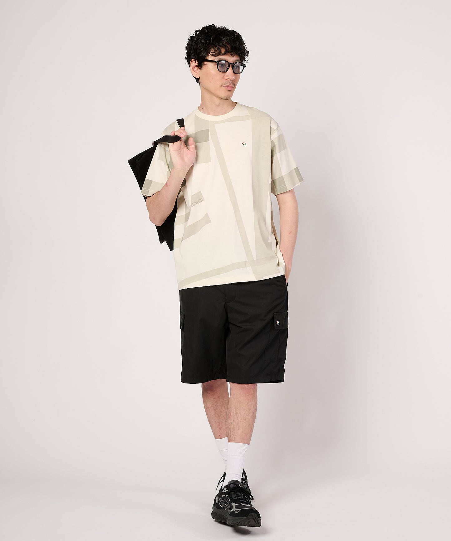 シェア　ランダムチェックTシャツ