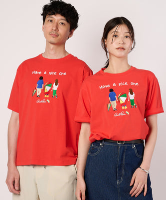 シェア　アート柄グラフィックTシャツ