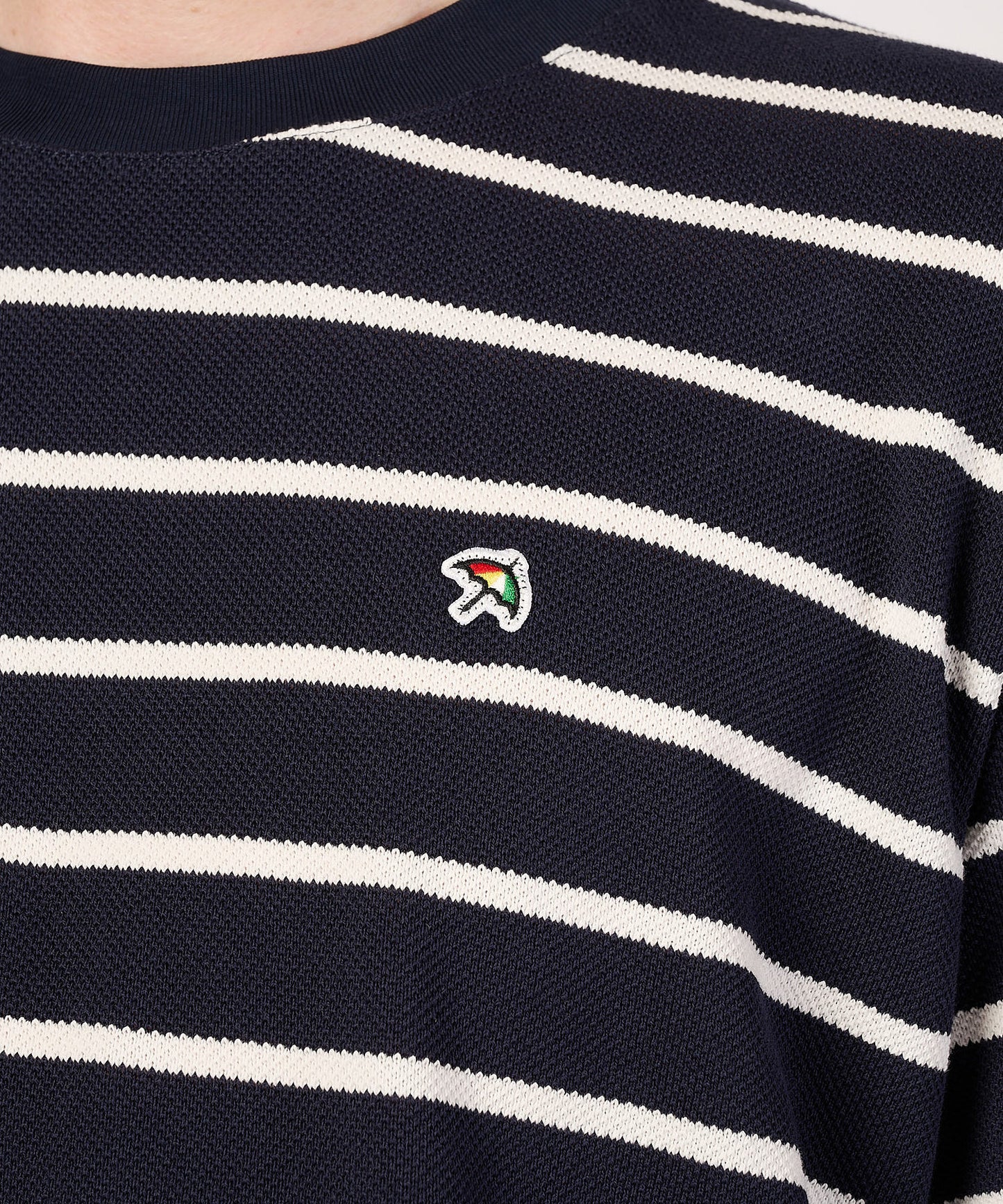 カノコボーダー　クルーネックTシャツ