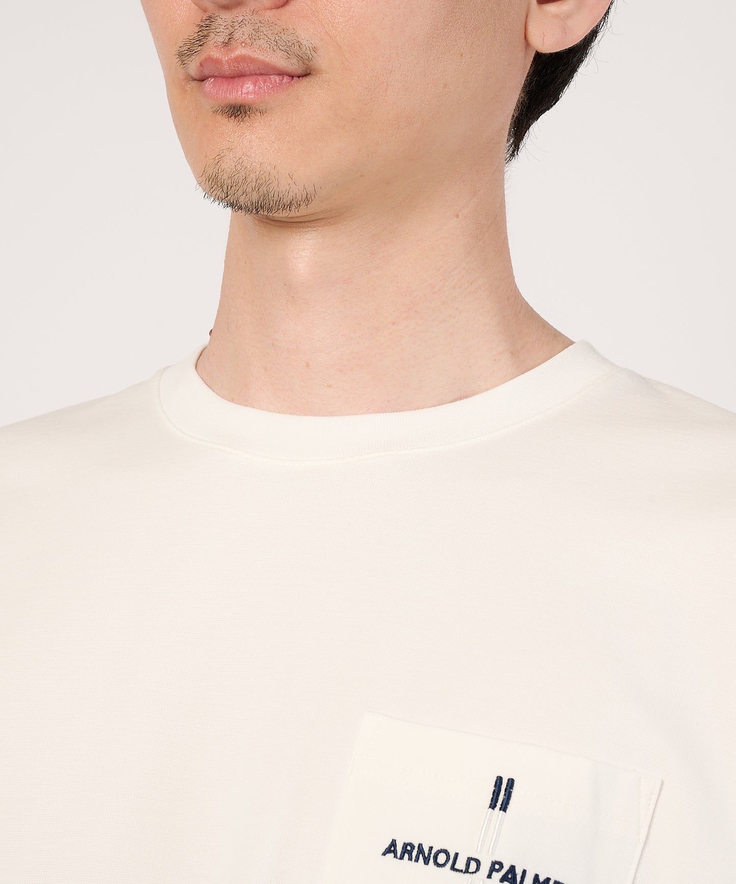 リブラインTシャツ