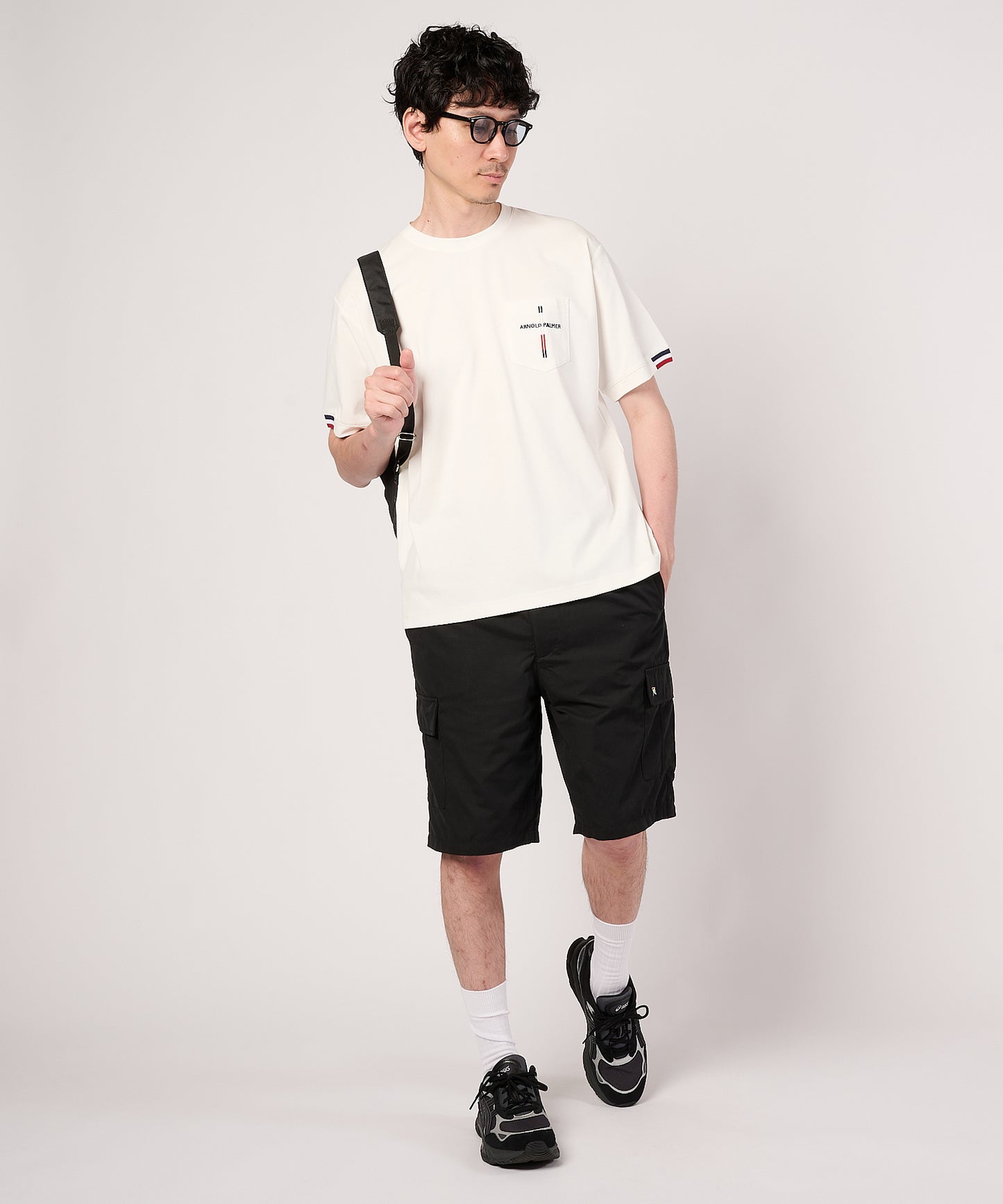 リブラインTシャツ