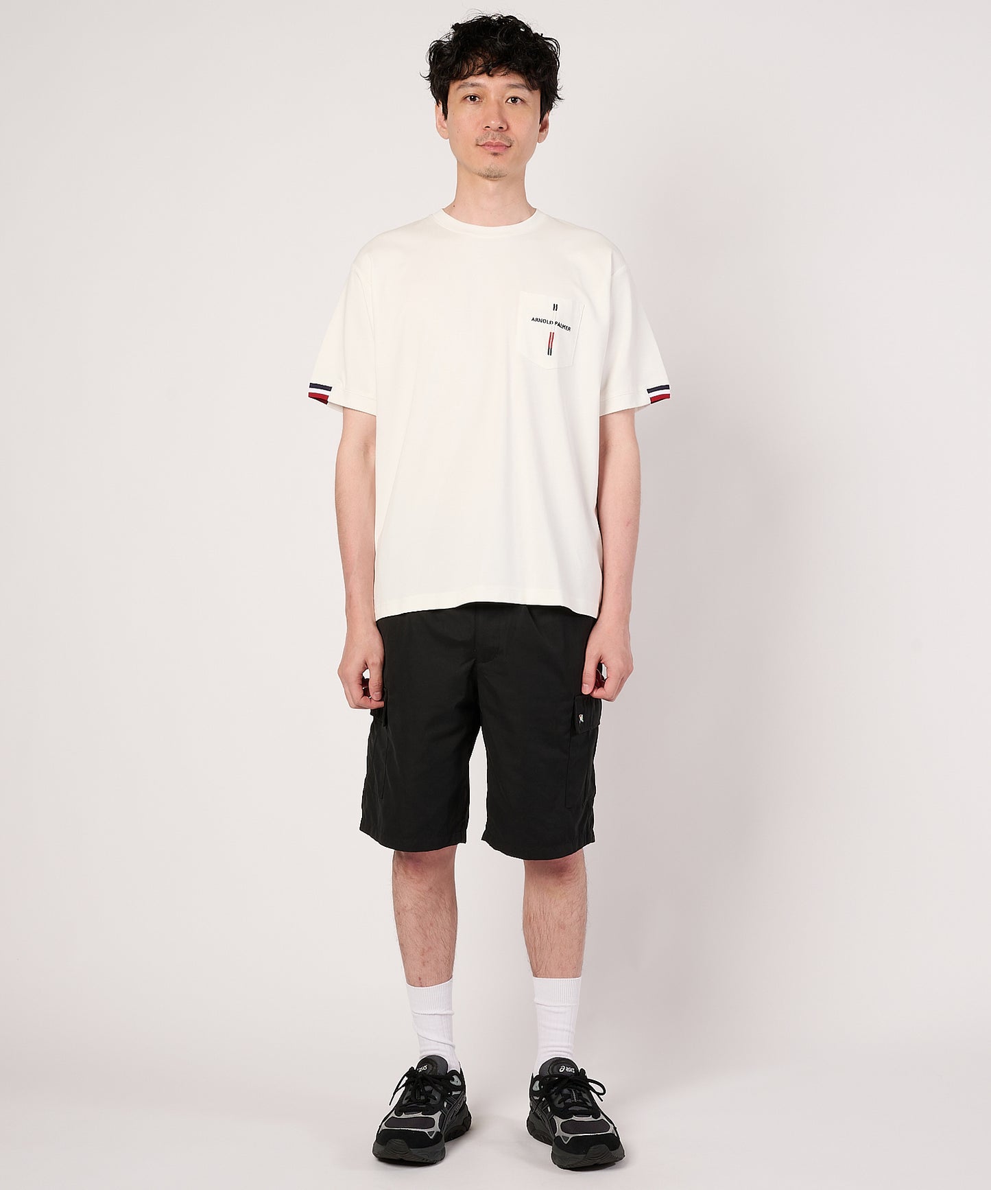 リブラインTシャツ