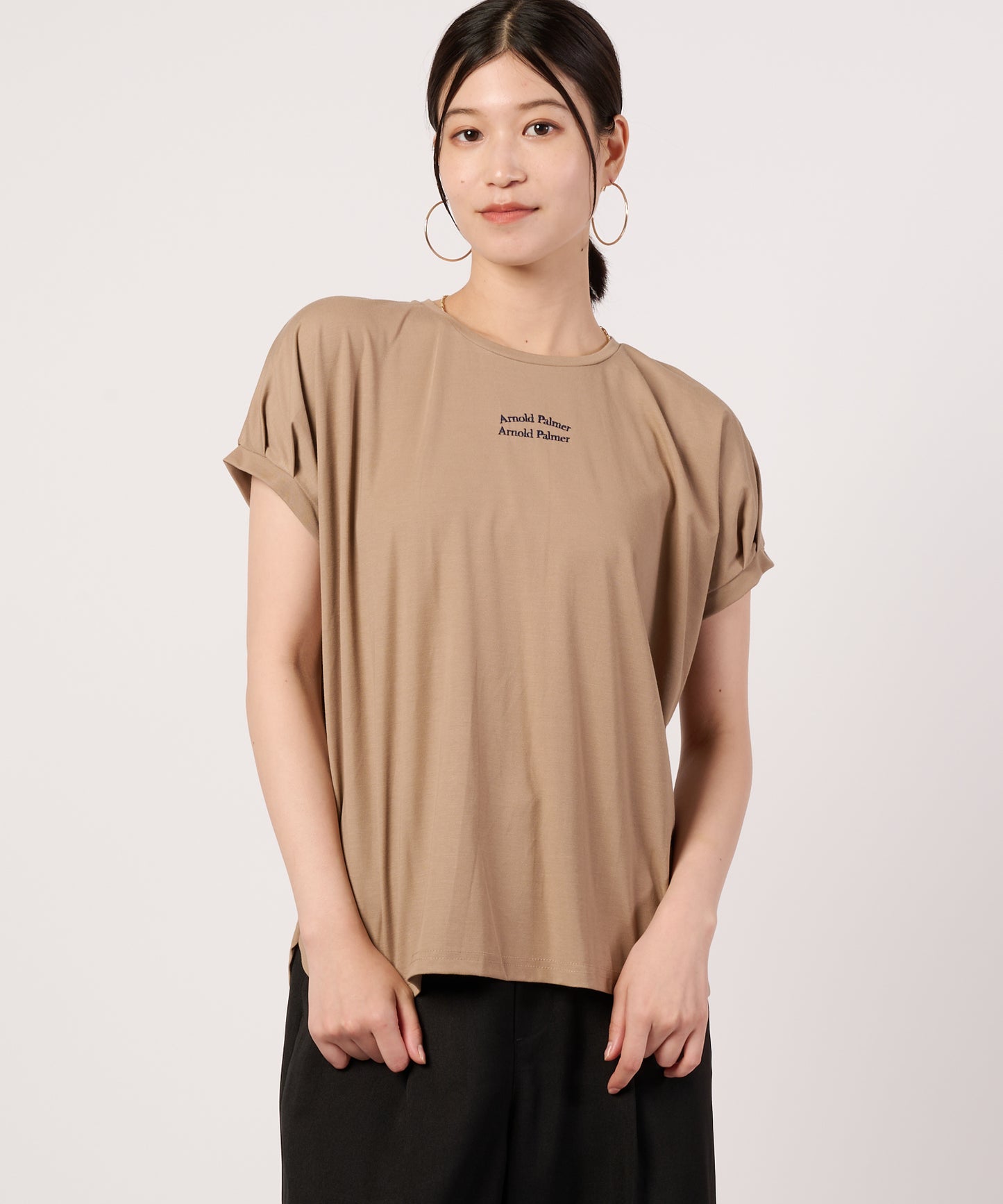 ビンテージカノコ　タックスリーブ　ボックスTシャツ