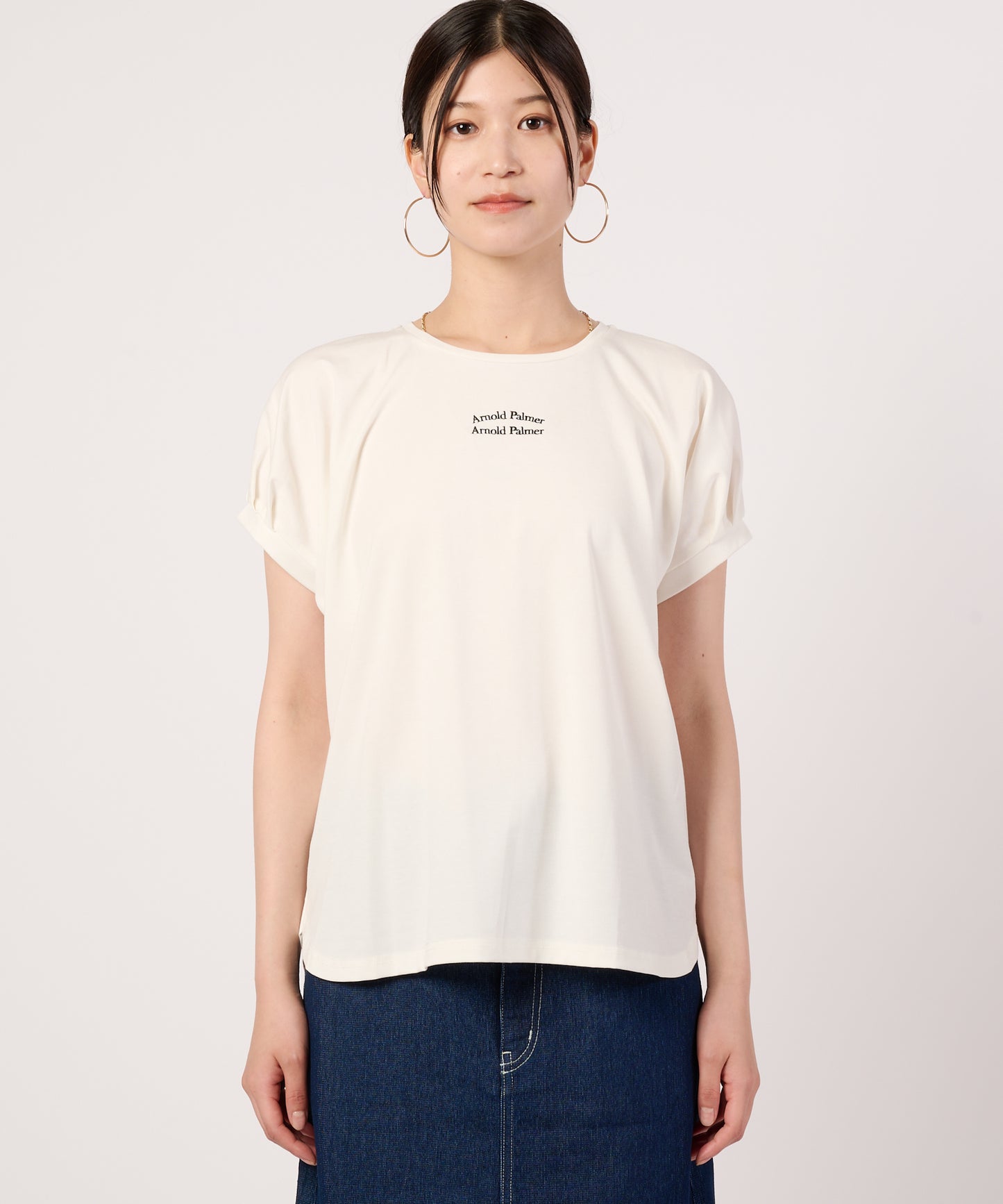 ビンテージカノコ　タックスリーブ　ボックスTシャツ