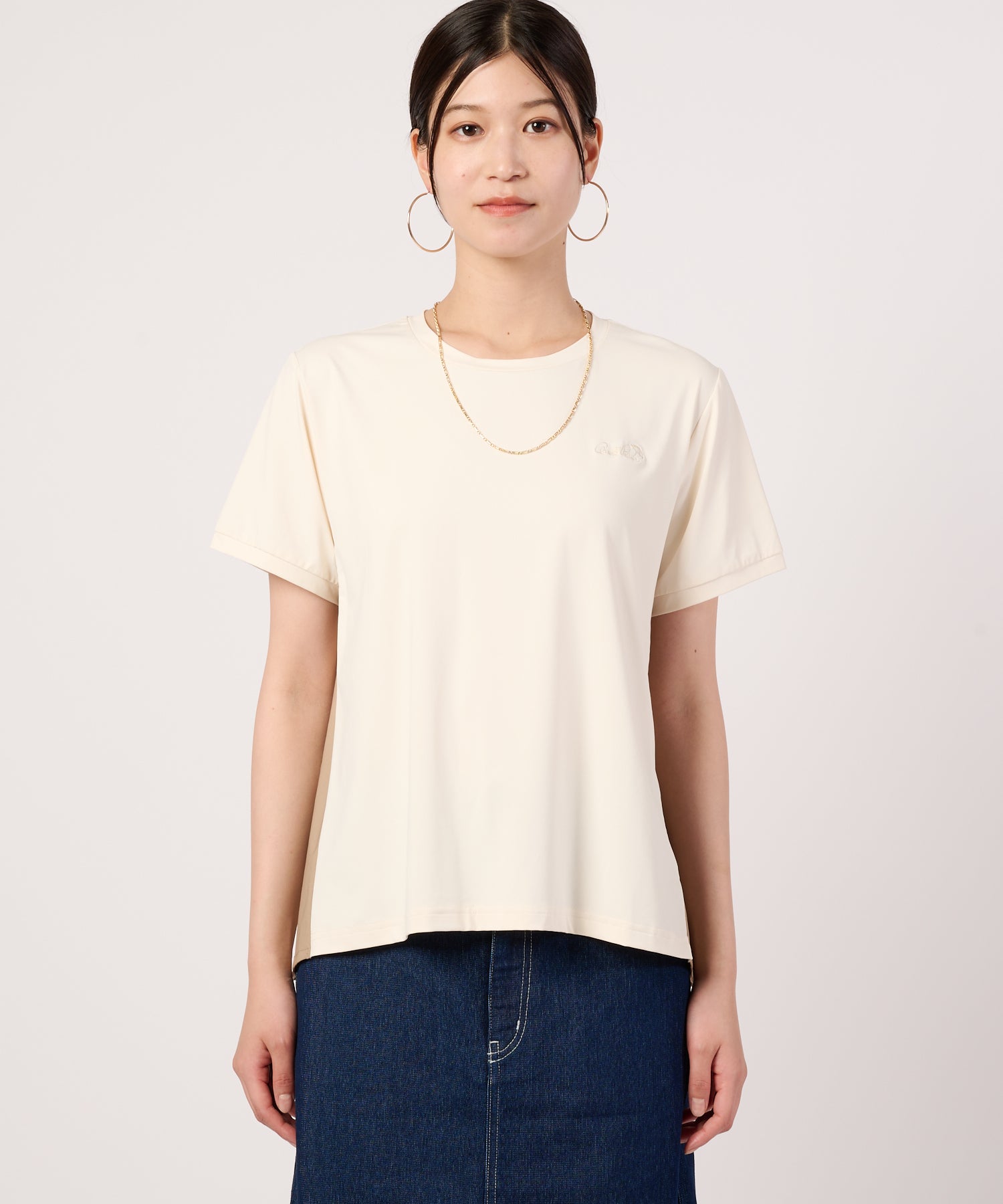 デイリー撥水ドッキングカットソー（Tシャツ/カットソー/レディース