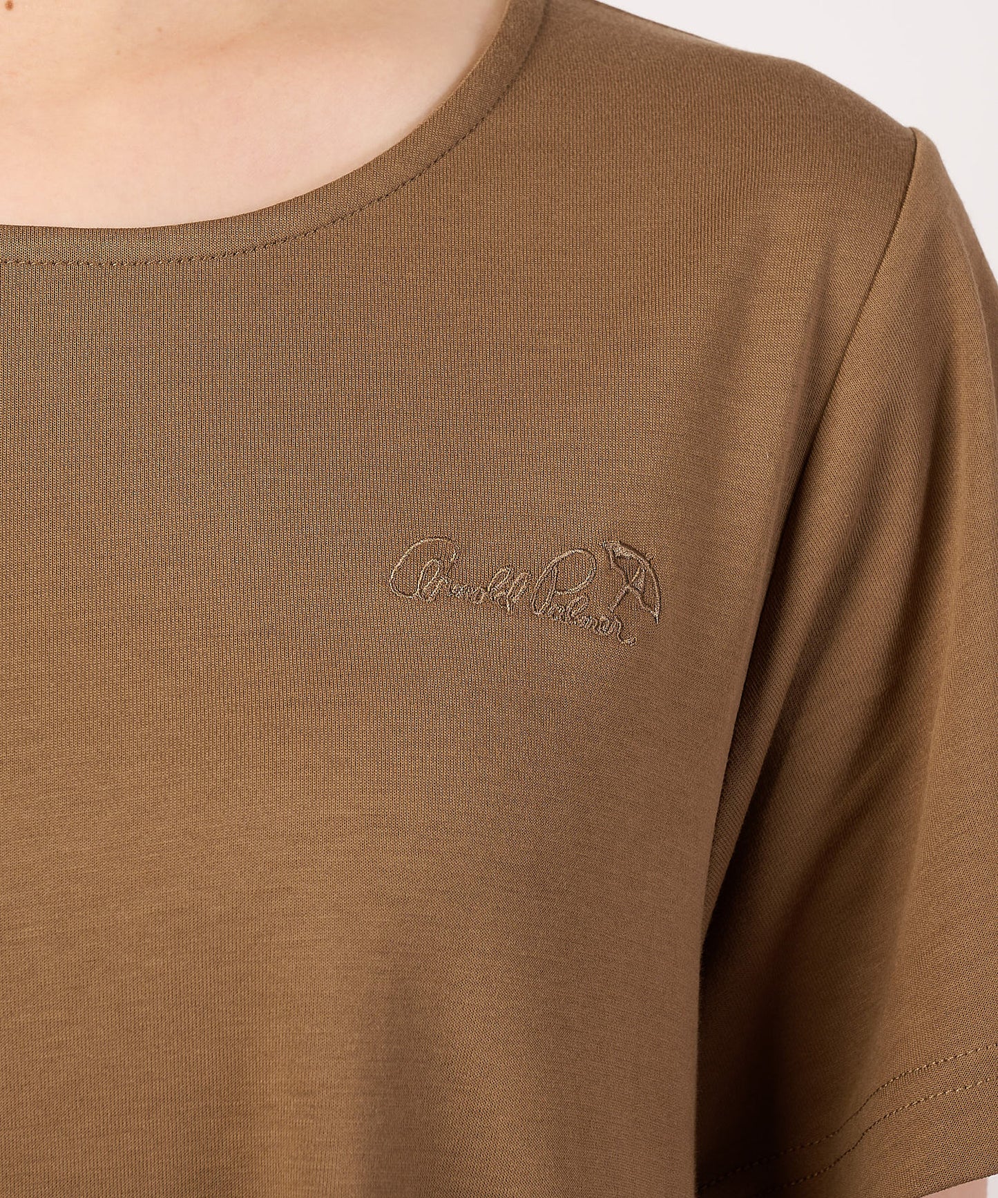 【予約】パーマーチェックテープアクセント　Tシャツワンピース
