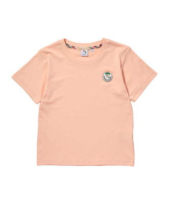 【接触冷感/UVカット】スムース　ワッペンTシャツ