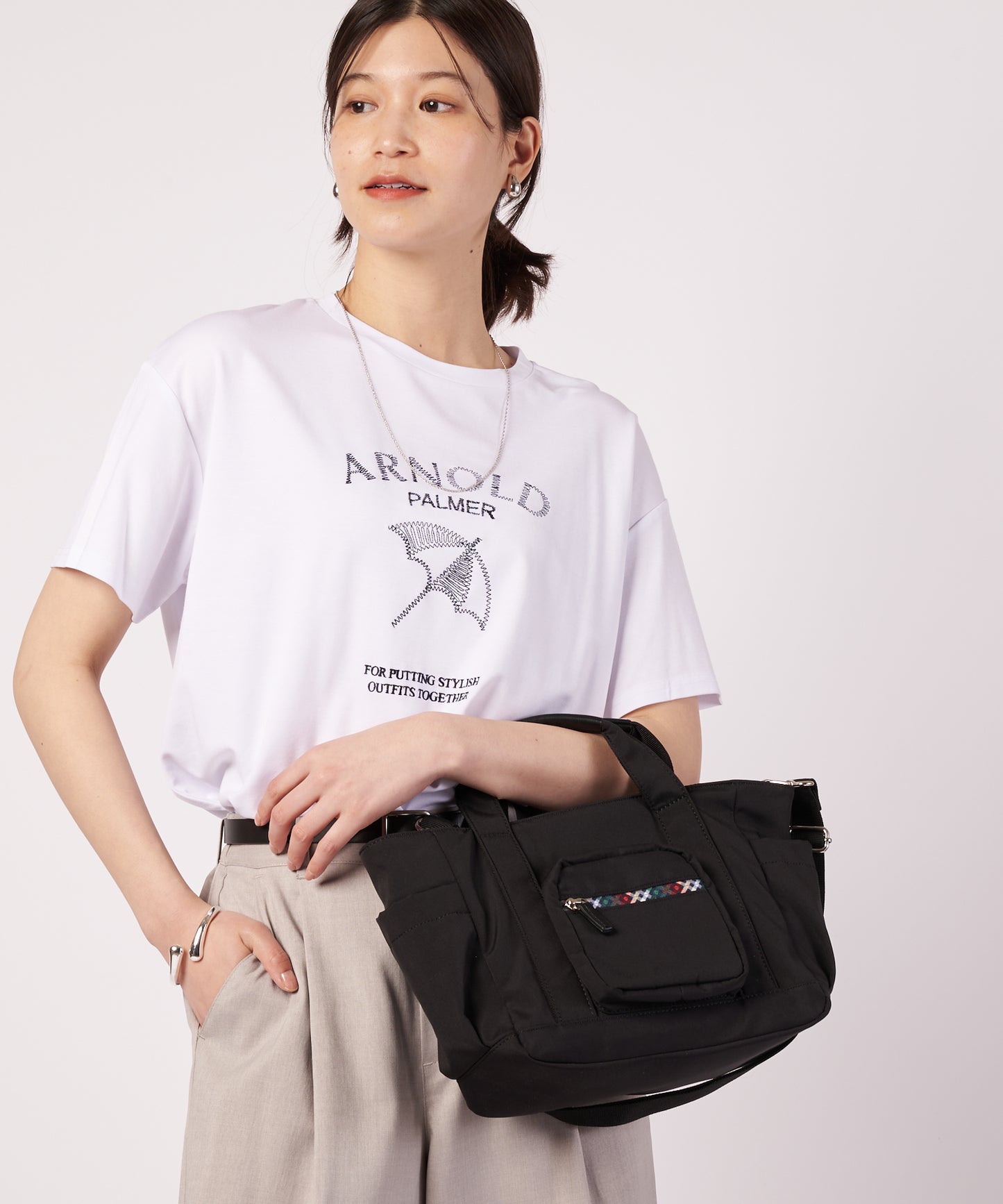 APCHファスナートートバッグ