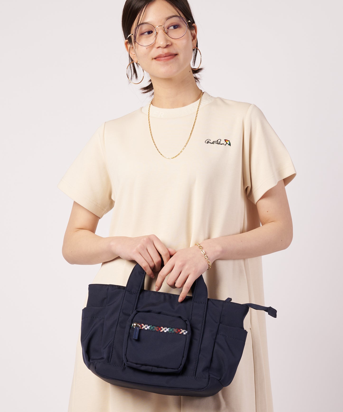 APCHファスナートートバッグ