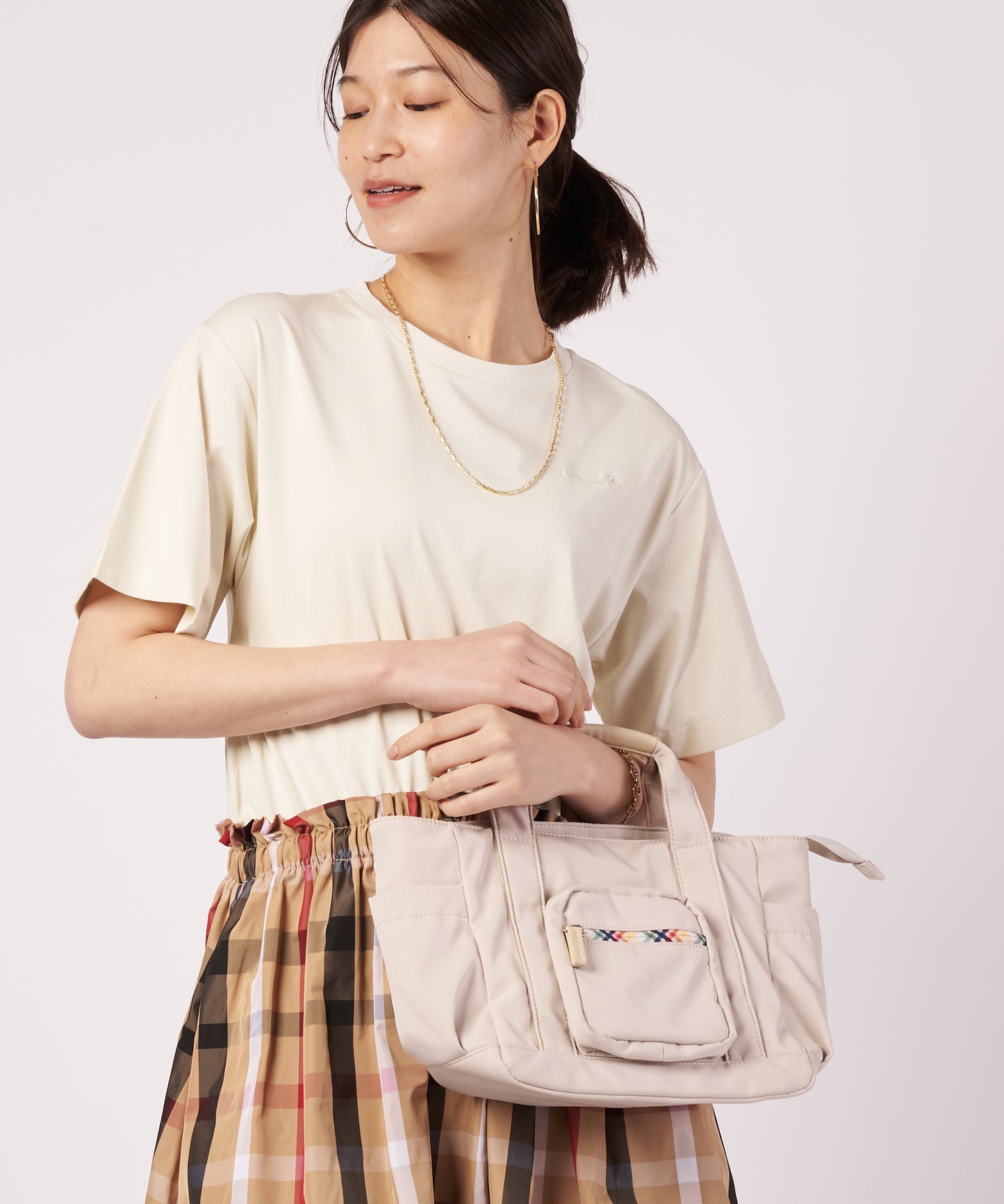 APCHファスナートートバッグ