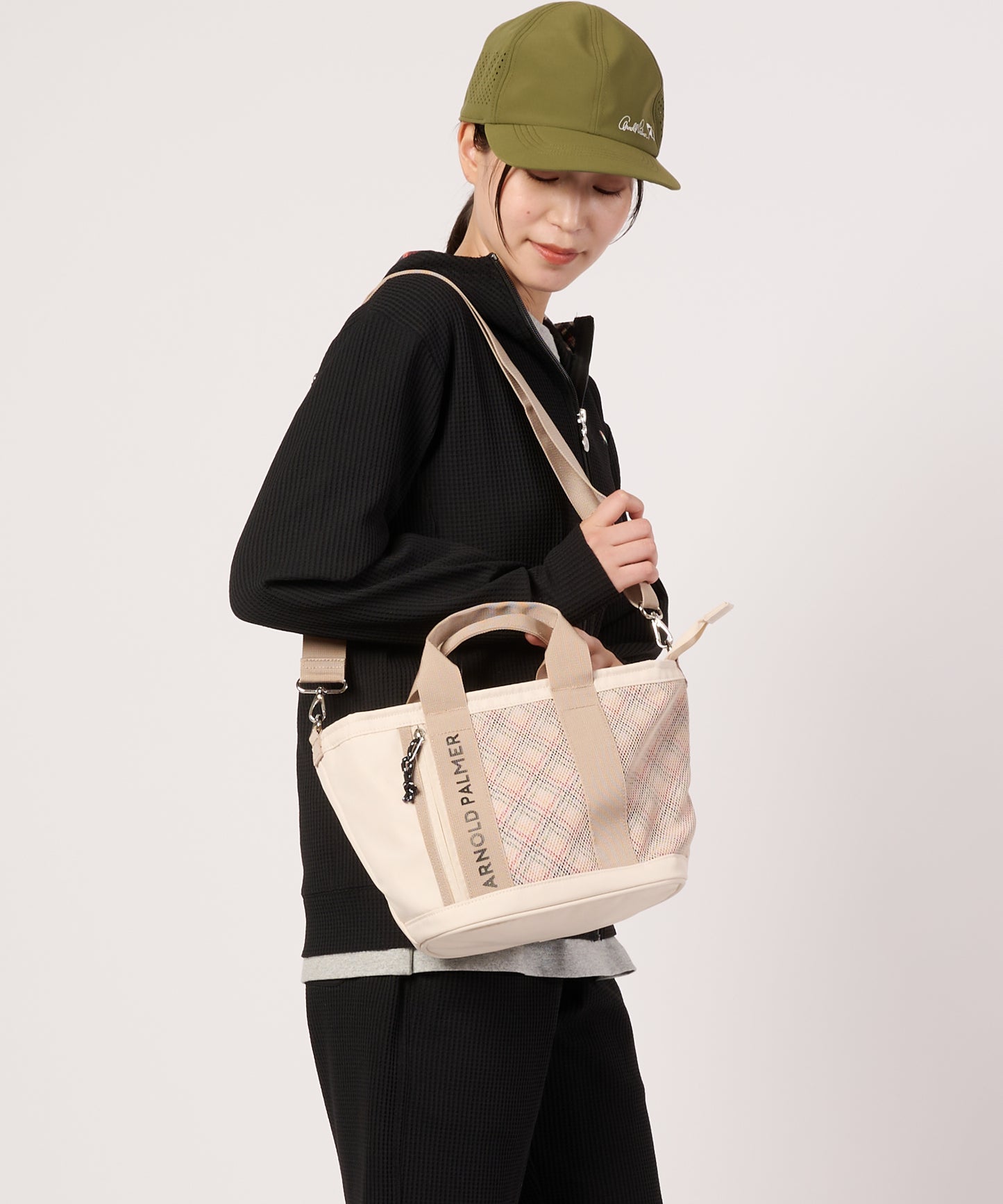 撥水×メッシュ　2WAYシェアトート