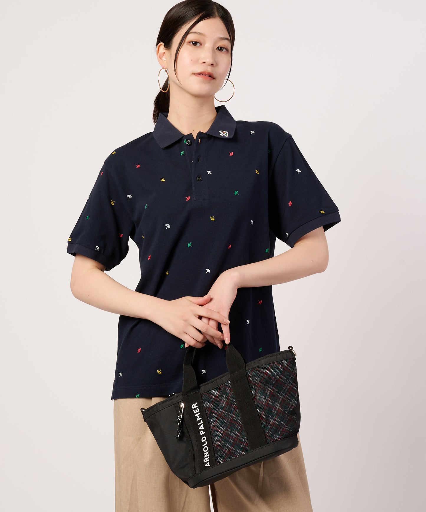 撥水×メッシュ　2WAYシェアトート