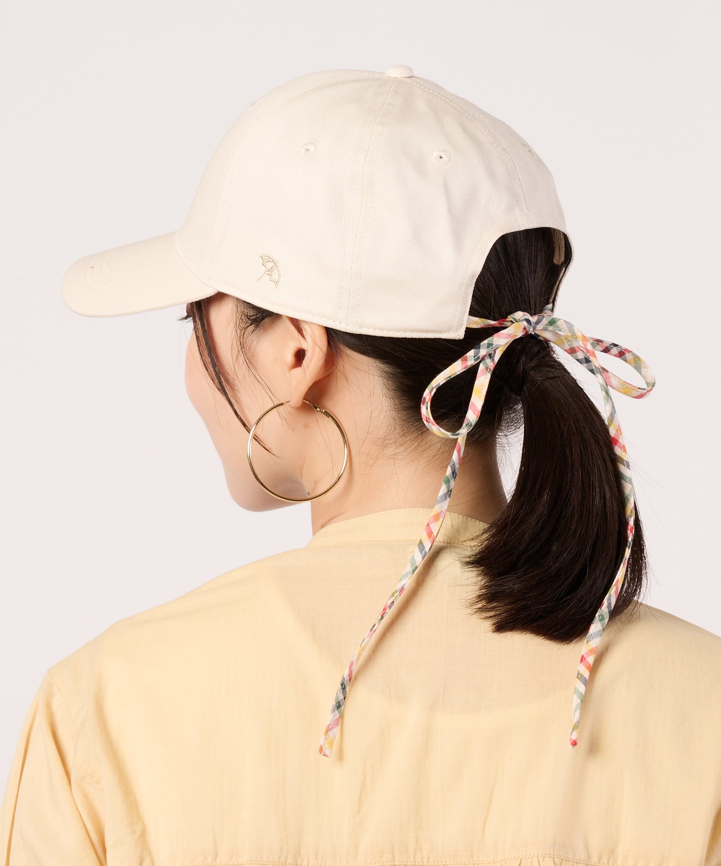 バックリボンキャップ