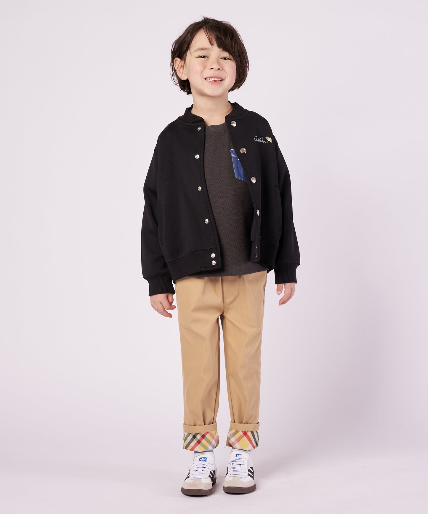 ミラノリブポンチ ブルゾン【キッズ】