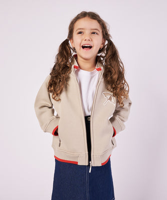 ダンボールニット ジップブルゾン【キッズ】