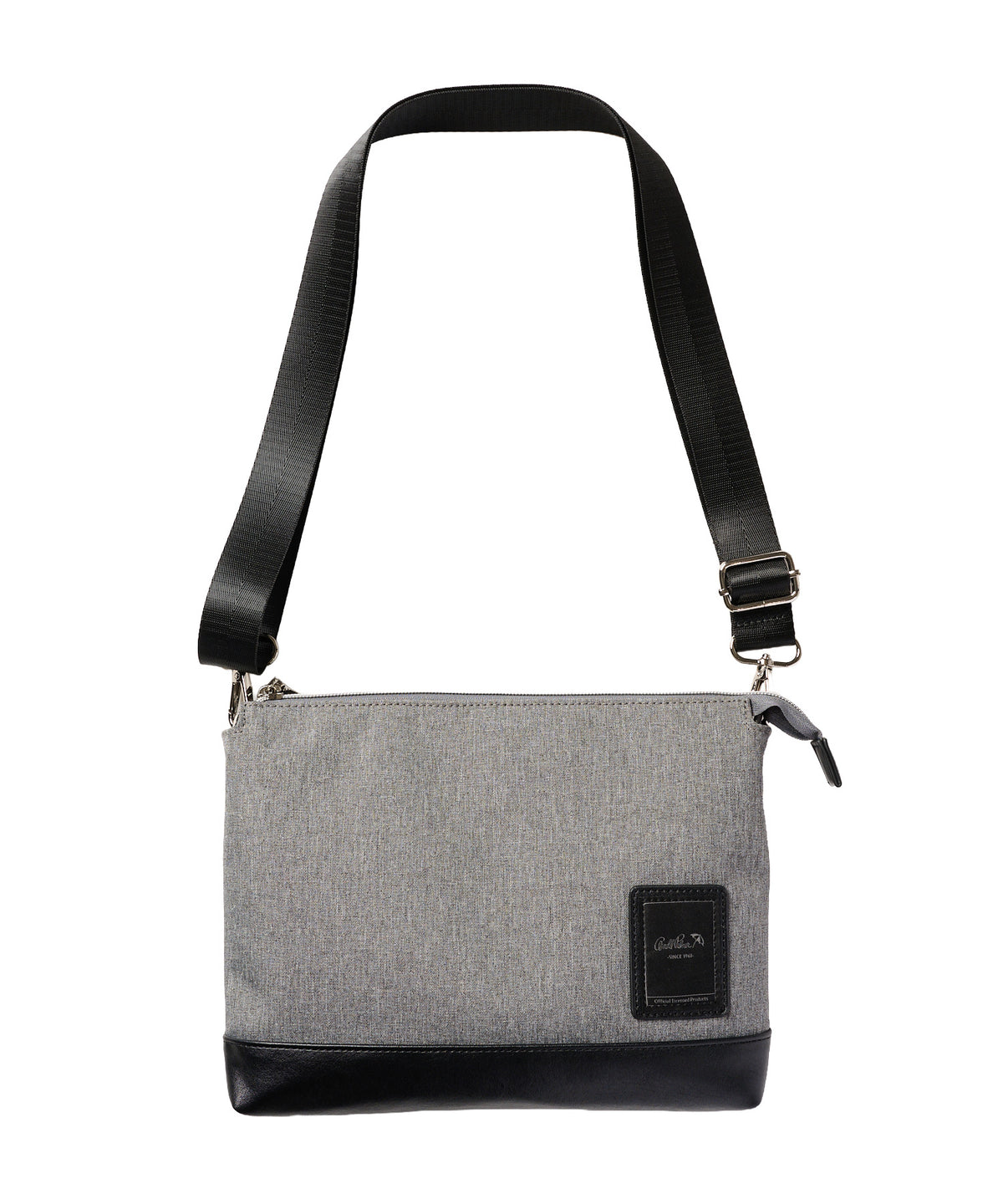メランジ×PU　ショルダーバッグ