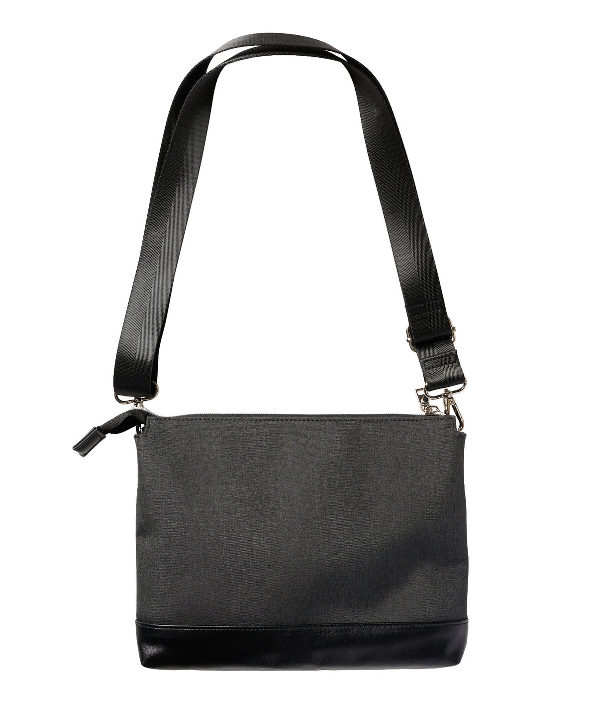メランジ×PU　ショルダーバッグ