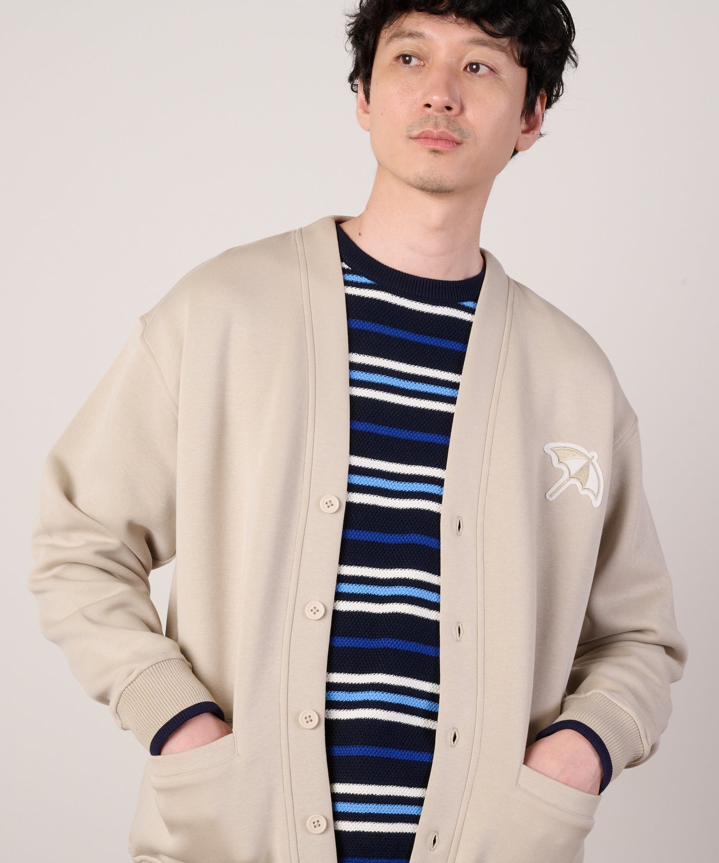 【予約】ダンボールニット　シェア　カーディガン
