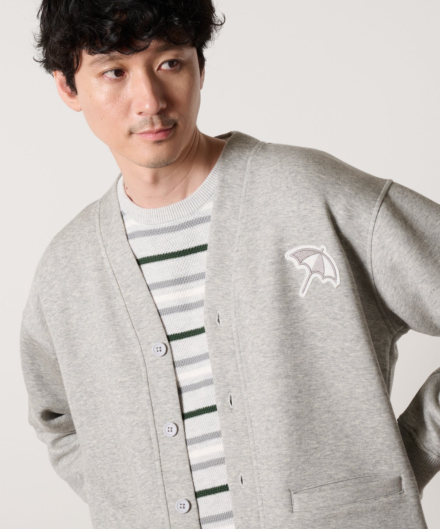 【予約】ダンボールニット　シェア　カーディガン