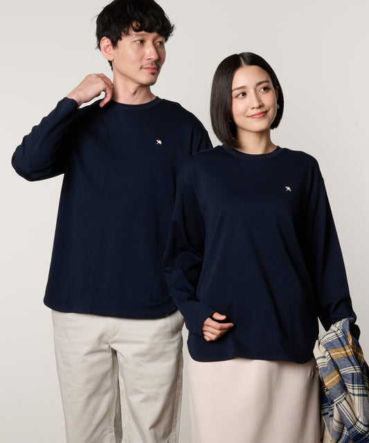 Arnold Palmer　【通常配送】シェア　コットンスムース　ラウンドヘムロングTシャツ