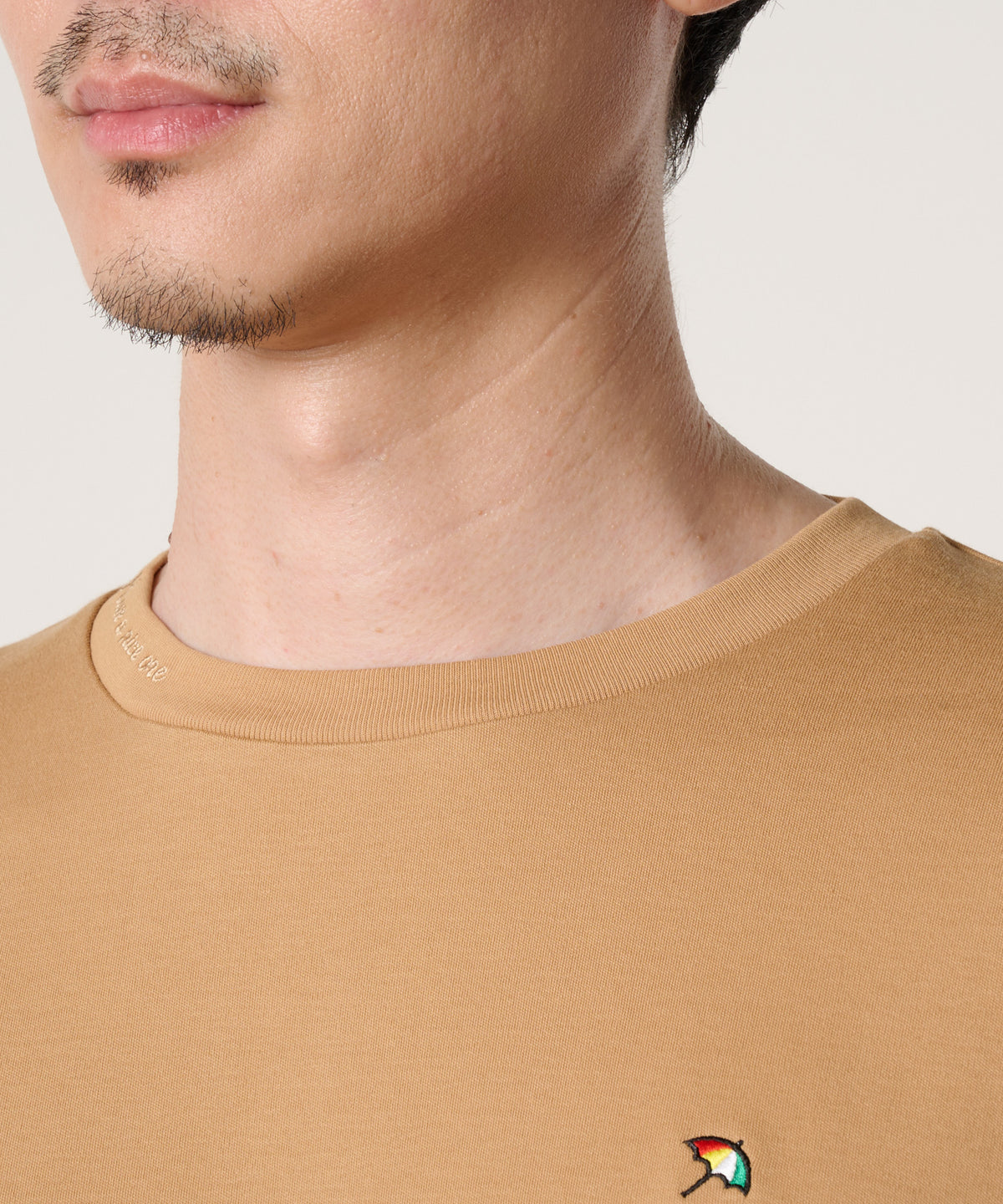 【通常配送】シェア　コットンスムース　ラウンドヘムロングTシャツ