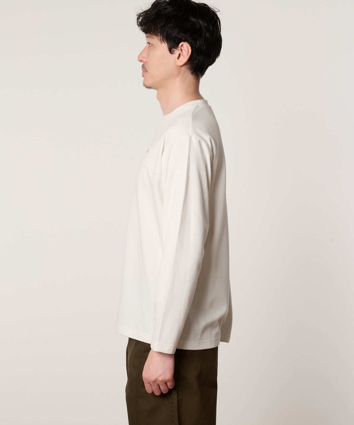 サーフニット異素材ドッキング　シェアロングTシャツ