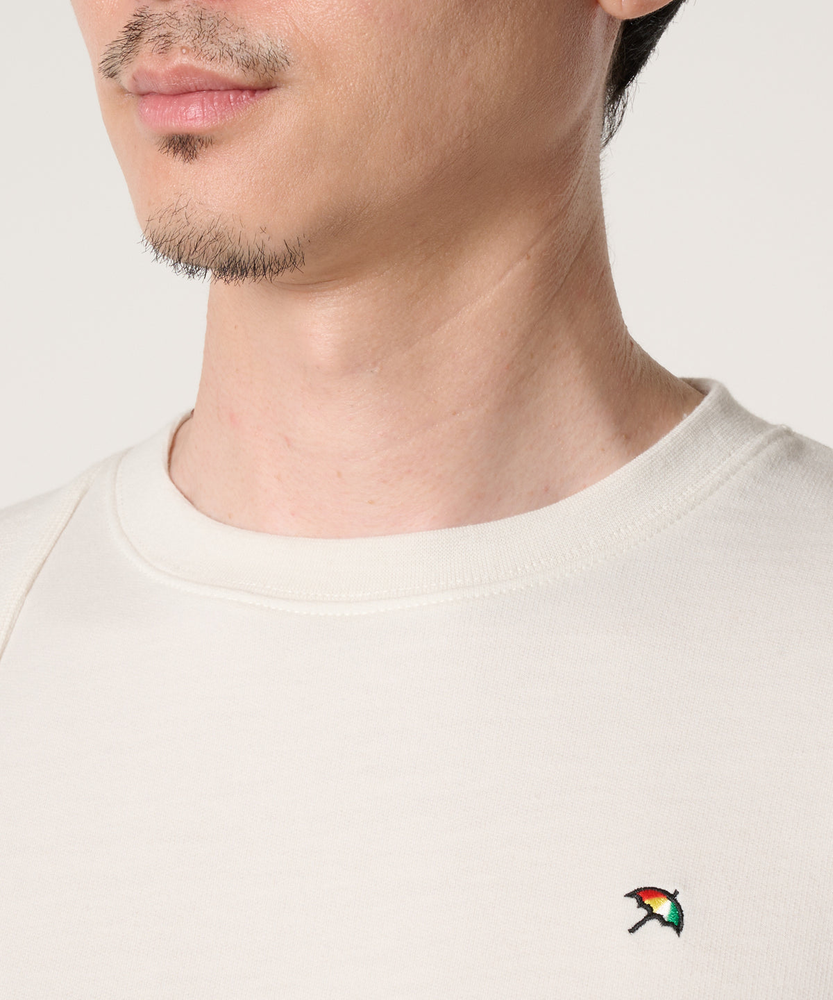 サーフニット異素材ドッキング　シェアロングTシャツ