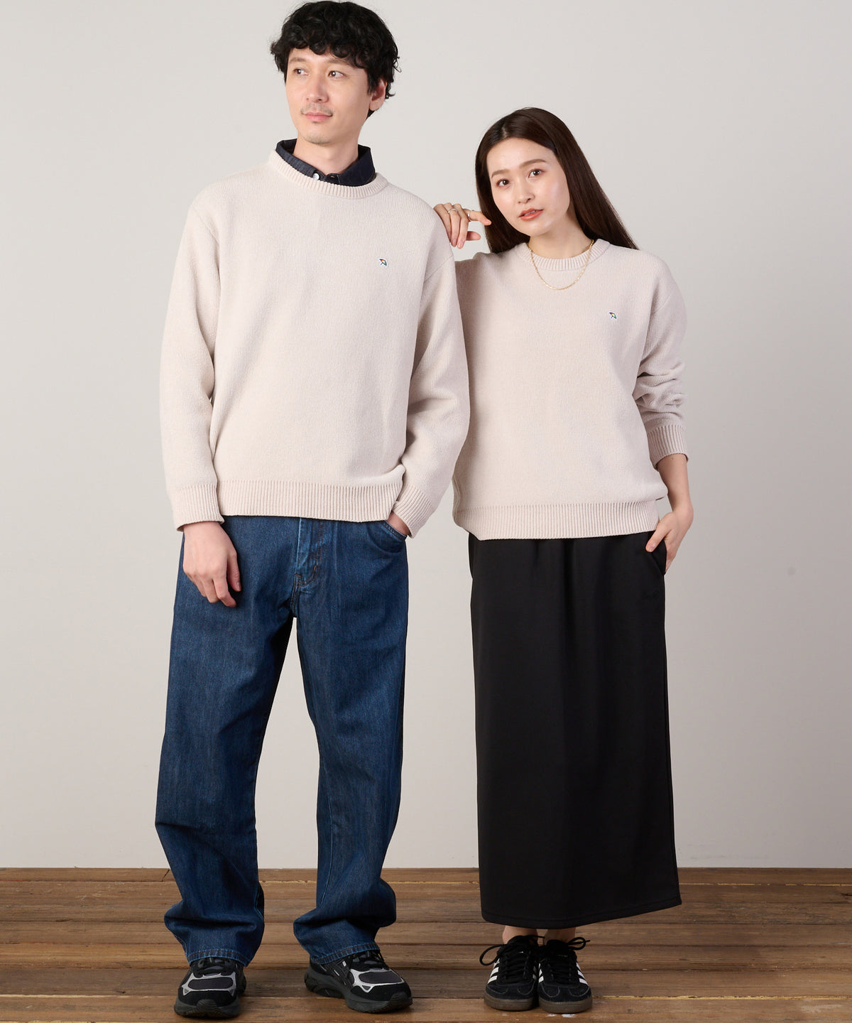 【ポイント10倍】3SEDAI　つながるニット　シェアプルオーバー