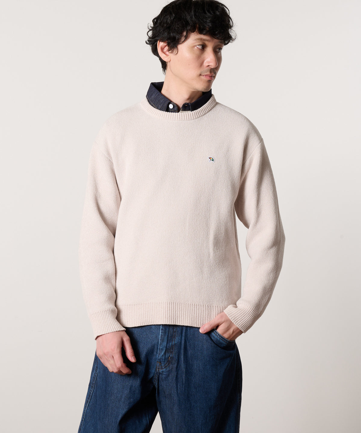 【ポイント10倍】3SEDAI　つながるニット　シェアプルオーバー