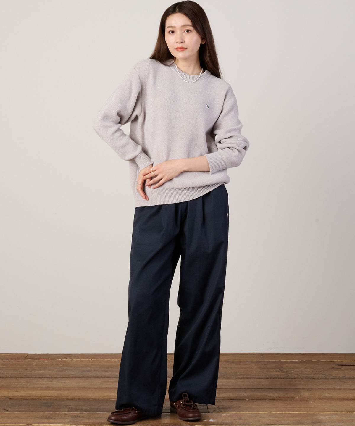 【ポイント10倍】3SEDAI　つながるニット　シェアプルオーバー