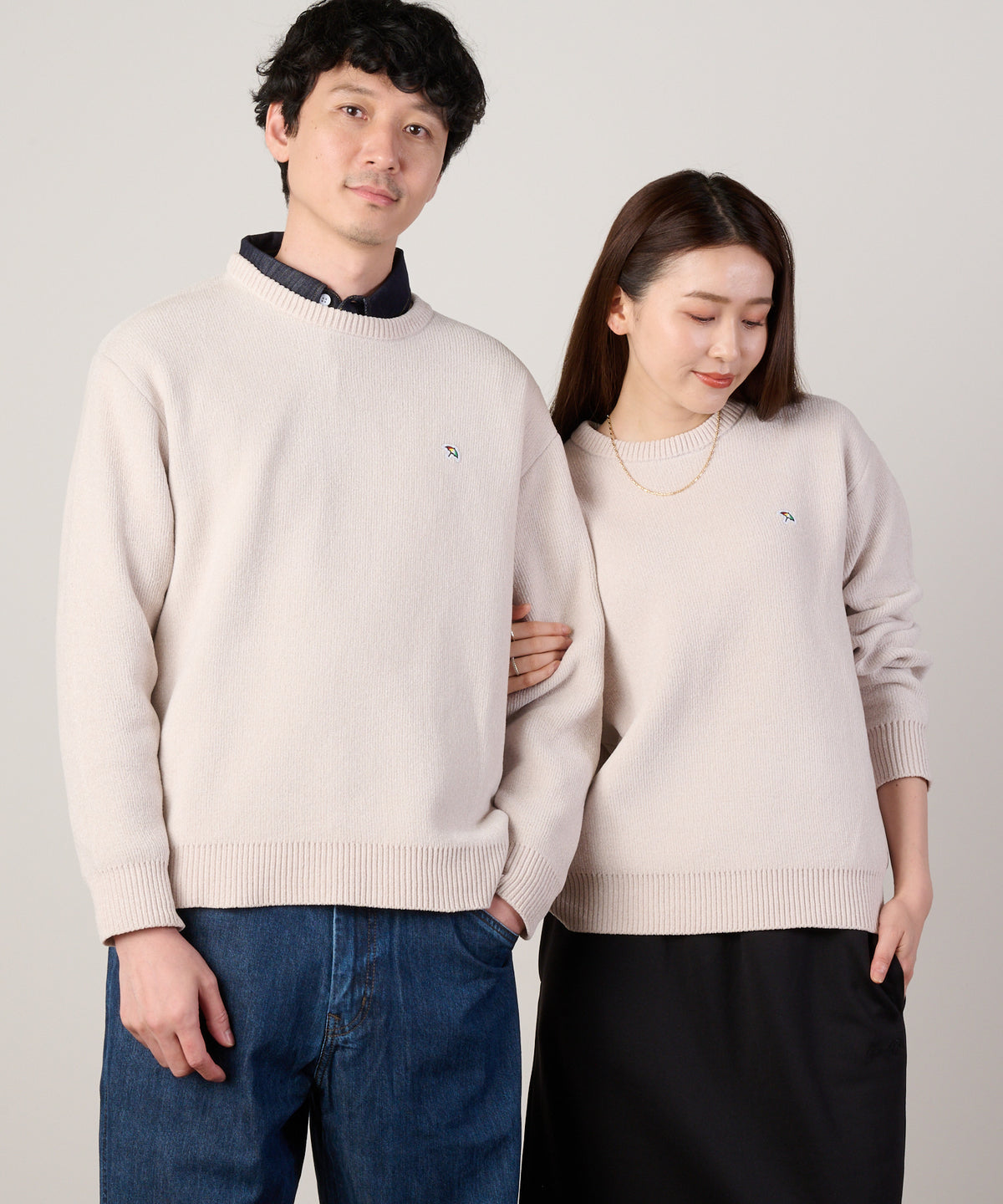 【ポイント10倍】3SEDAI　つながるニット　シェアプルオーバー